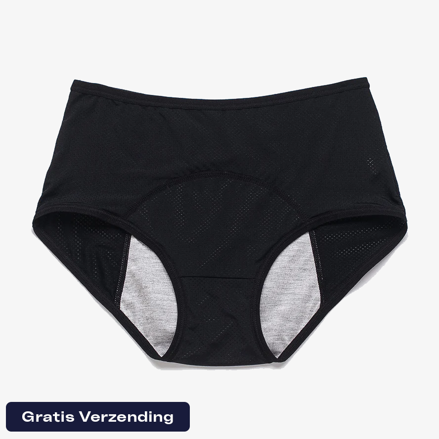 NIEUW: Discreet & Comfortabel Lekvrij Ondergoed (Zwart)