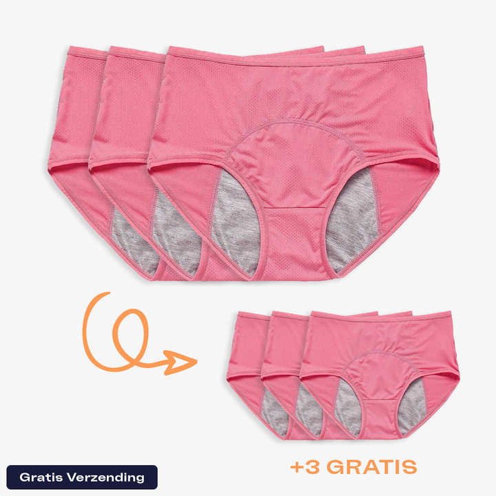 Comfy & Discreet Lekvrij Ondergoed (3+3 GRATIS)