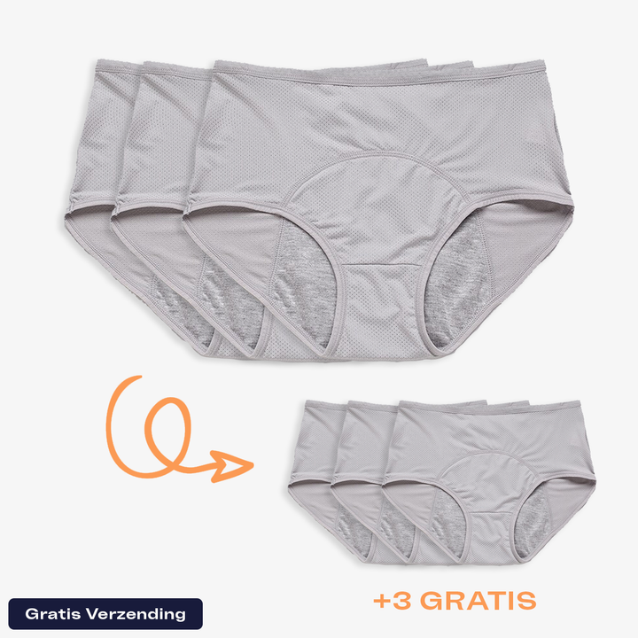 Comfy & Discreet Lekvrij Ondergoed (3+3 GRATIS)