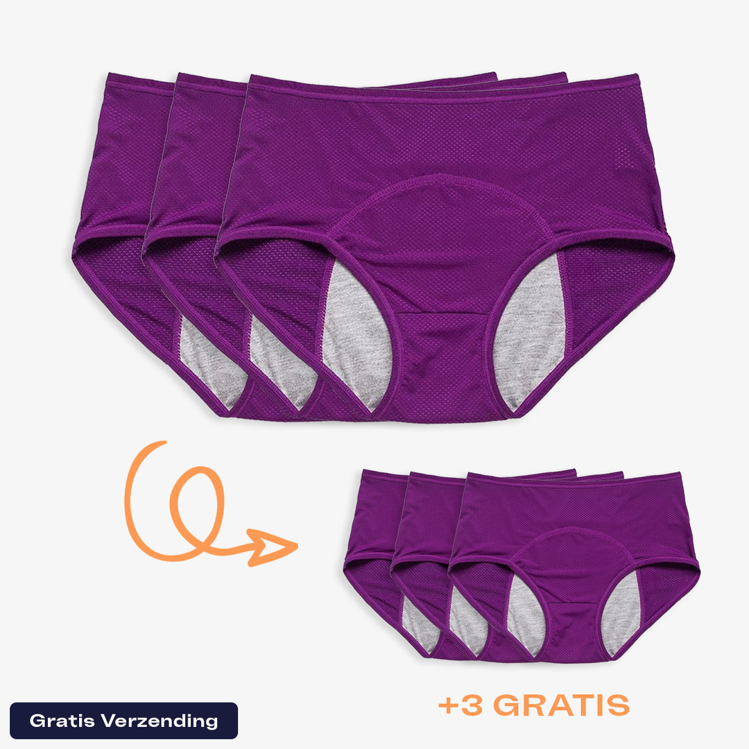 Comfy & Discreet Lekvrij Ondergoed (3+3 GRATIS)