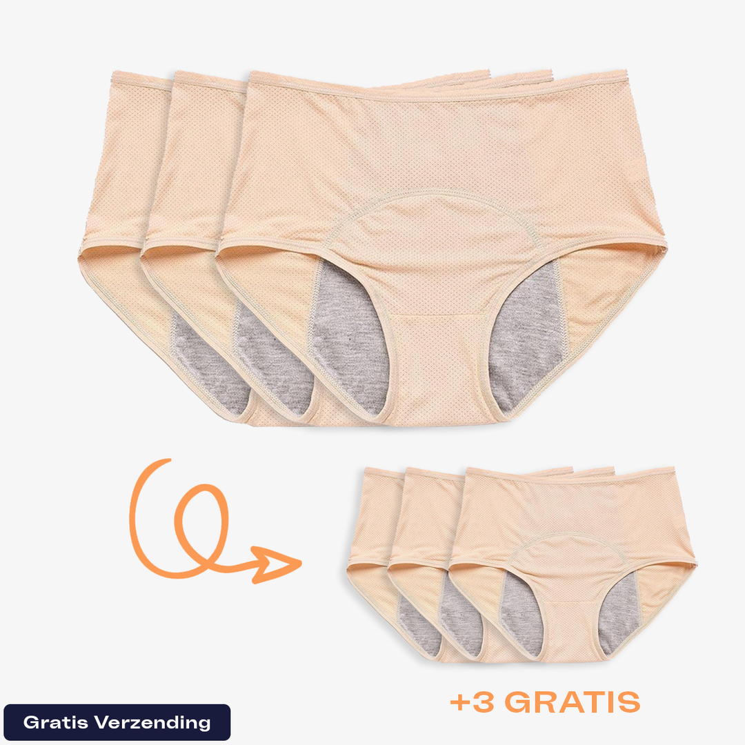 Comfy & Discreet Lekvrij Ondergoed (3+3 GRATIS)