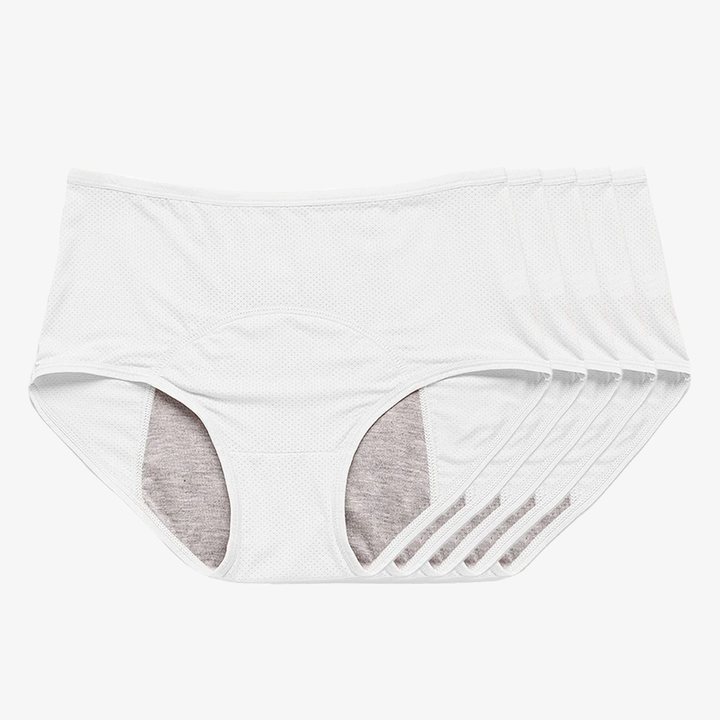 NIEUW: Comfy & Discreet Lekvrij Ondergoed (WIT)