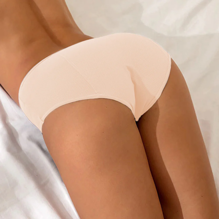 NIEUW: Discreet & Comfortabel Lekvrij Ondergoed (Beige)